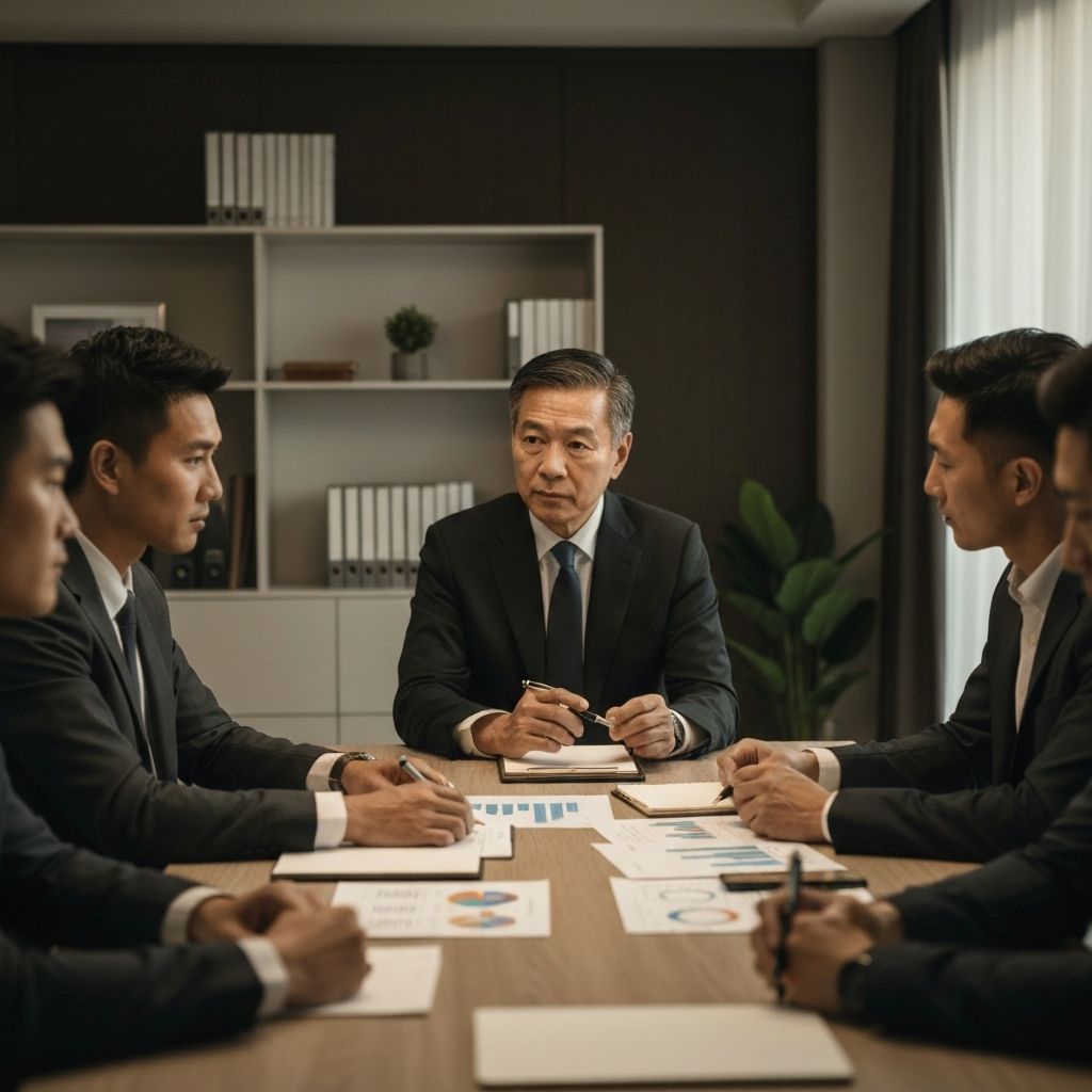 Business consultation meeting